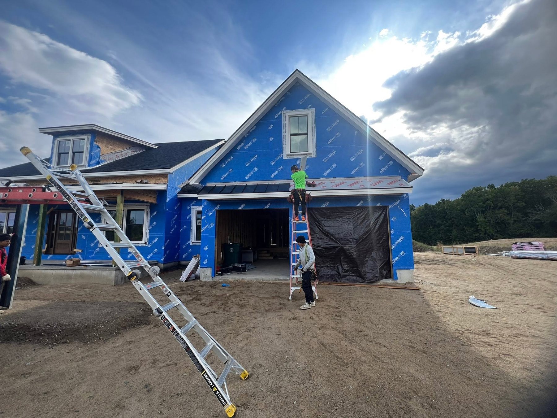 Exterior envelope and siding preparation