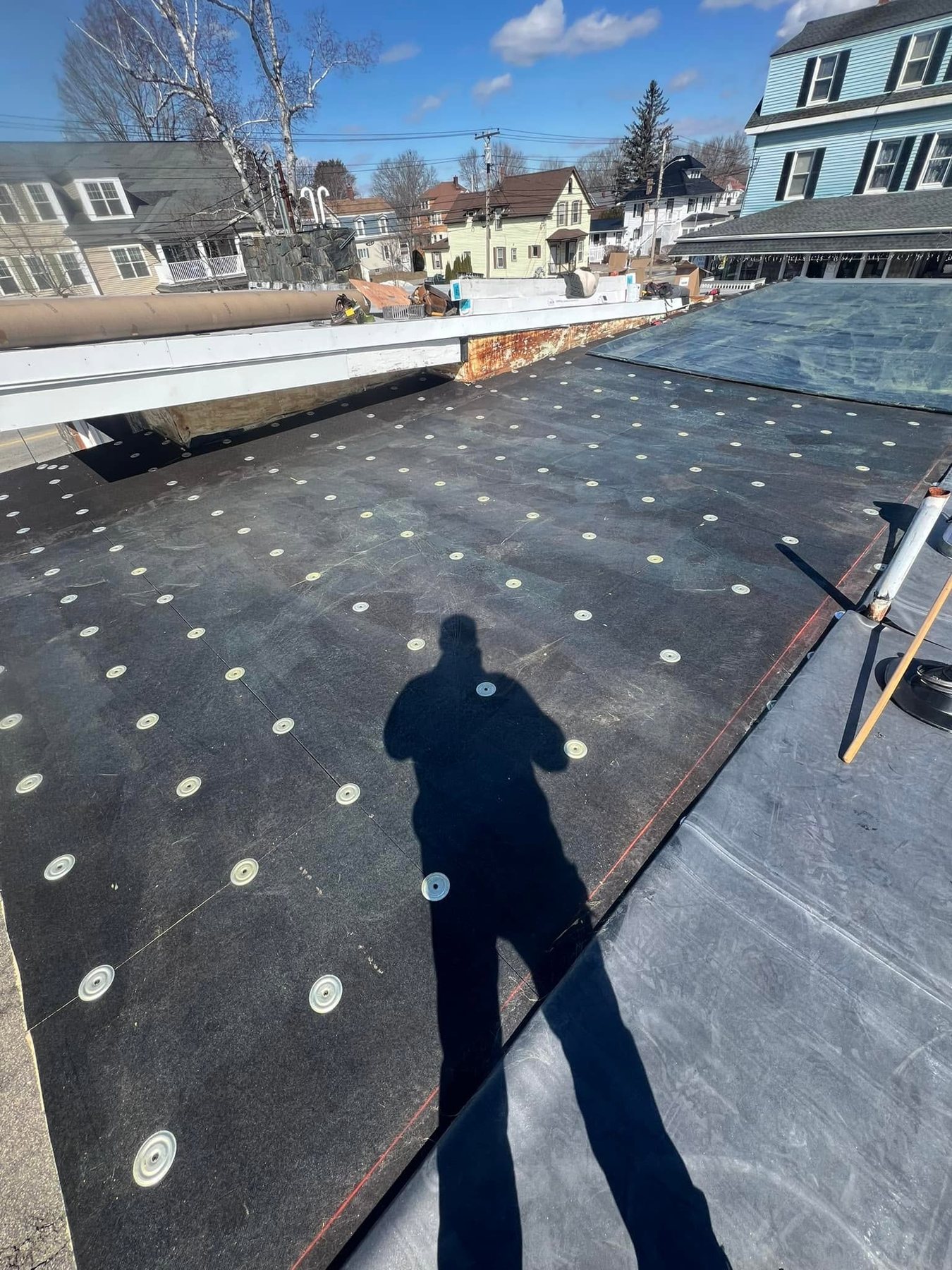 Low-slope roofing preparation
