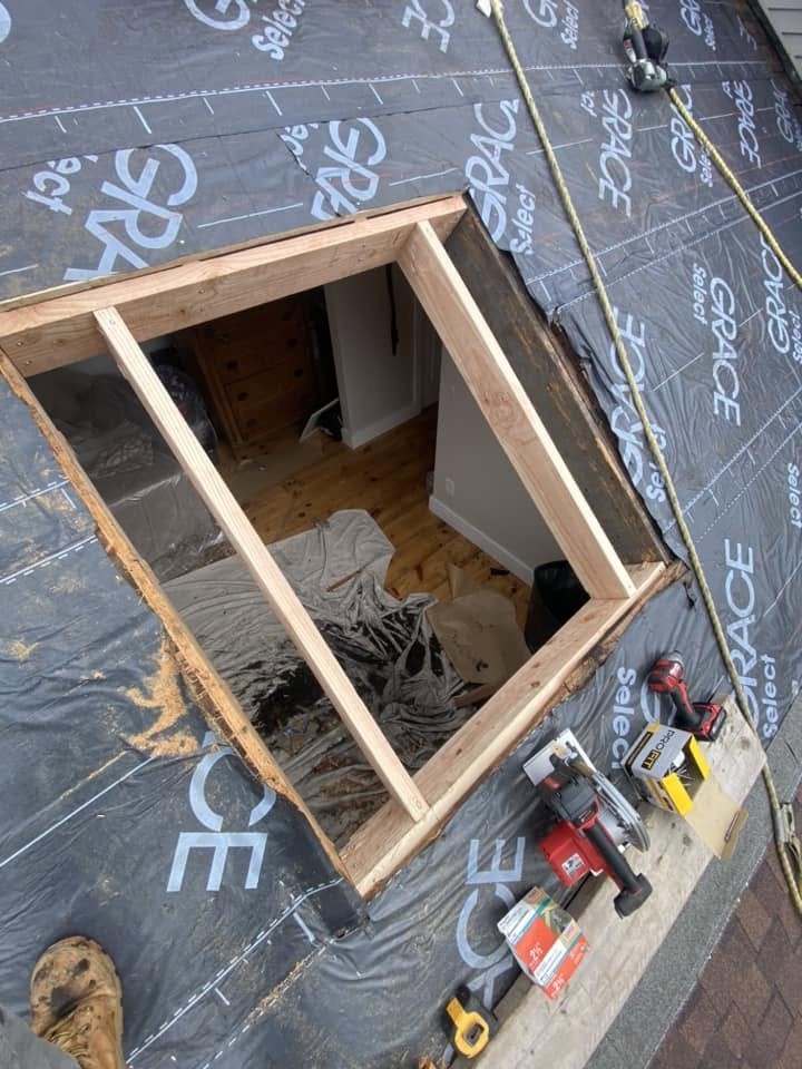 New window opening preparation