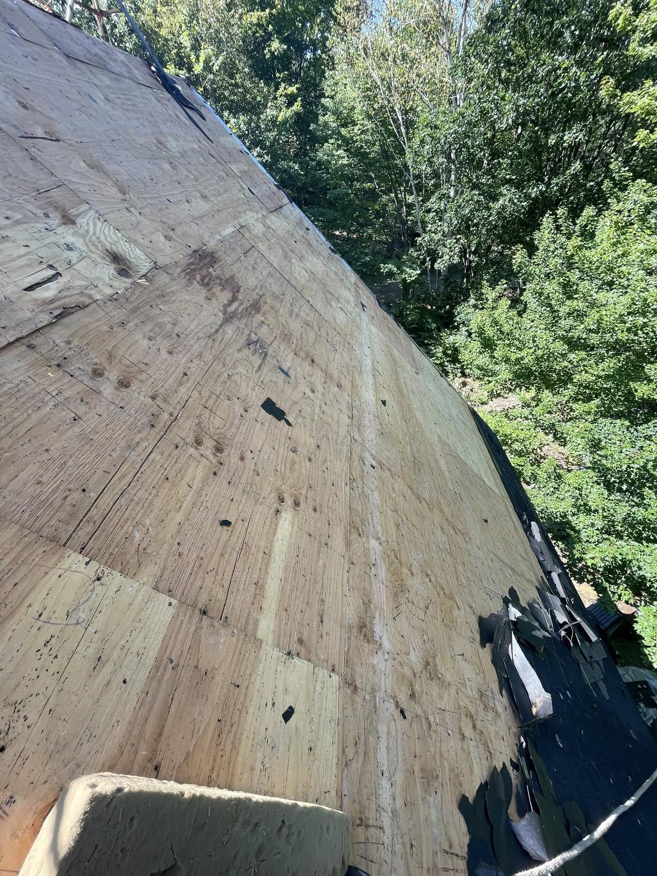 Roof deck preparation