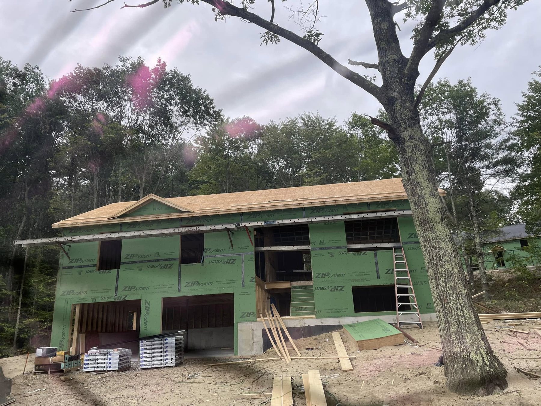 Wall sheathing and framing