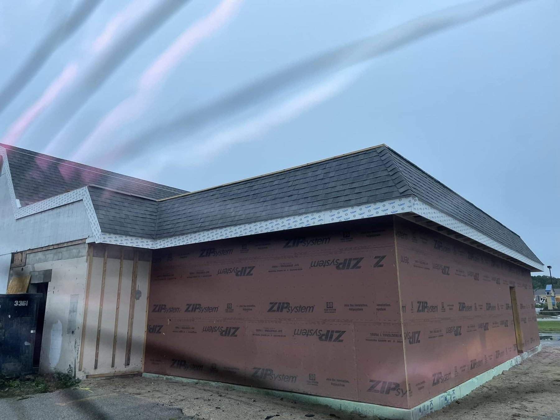Exterior weather barrier installation